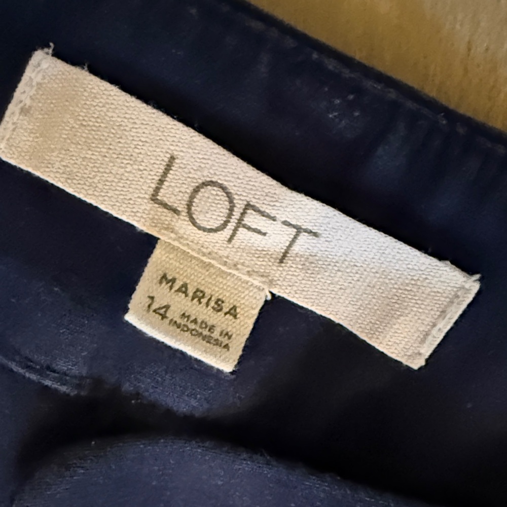 LOFT Dark Blue Trousers size 14